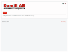 Tablet Screenshot of damill.com